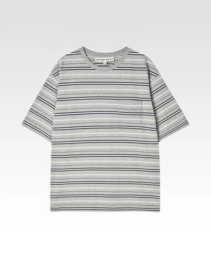 세렝게티 스트라이프 티셔츠 그레이