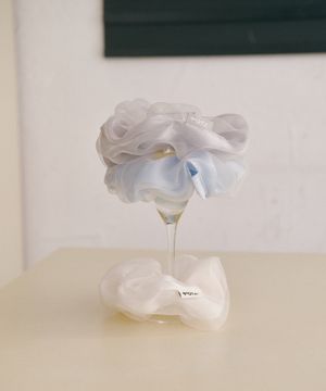 [슈멍착용] 쉬폰 헤어 스크런치 FLOTFA1A31