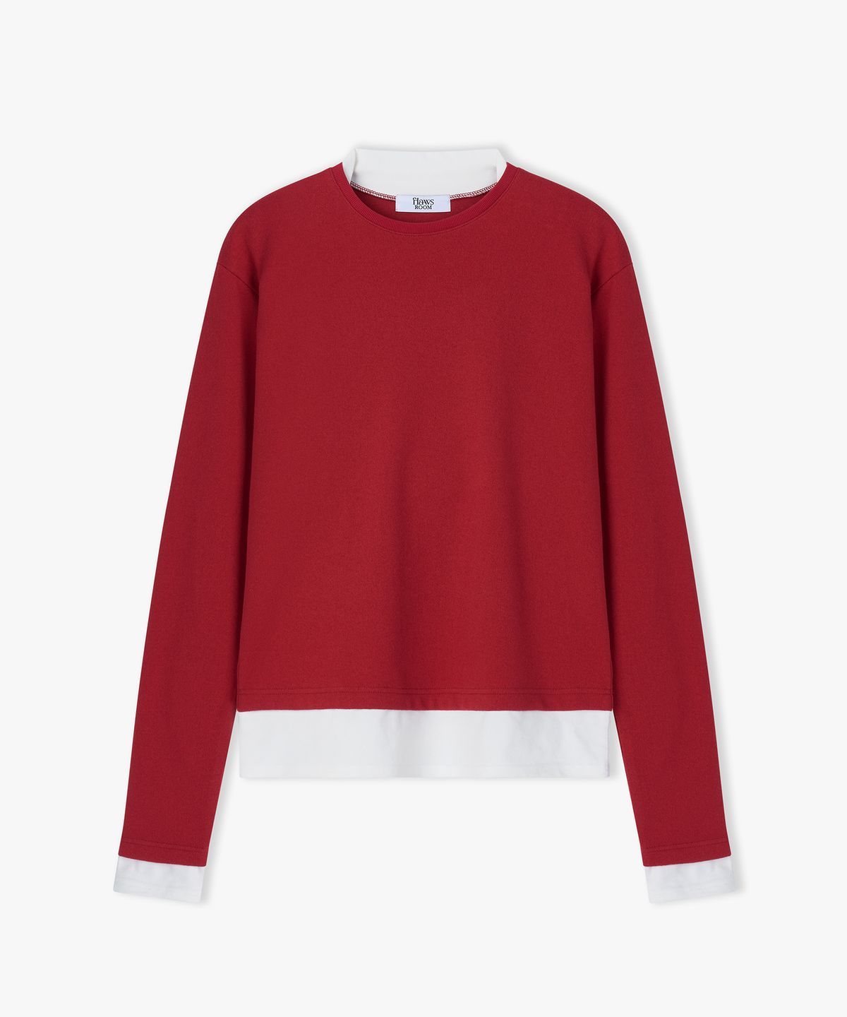 플로즈룸(FLAWSROOM) Layered Long Sleeve RED