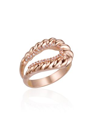 엘라 트위스트 큐빅 반지 ELBRWR133