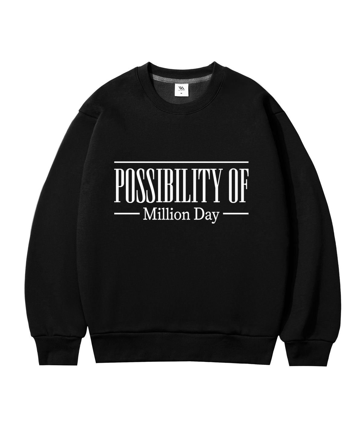 밀리언데이(MILLION DAY) 퍼시빌리티 특양면 맨투맨