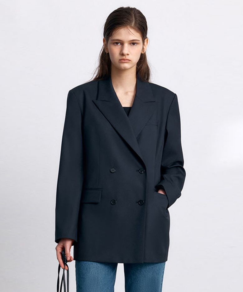 PEAKED DOUBLE JK (D/NAVY)