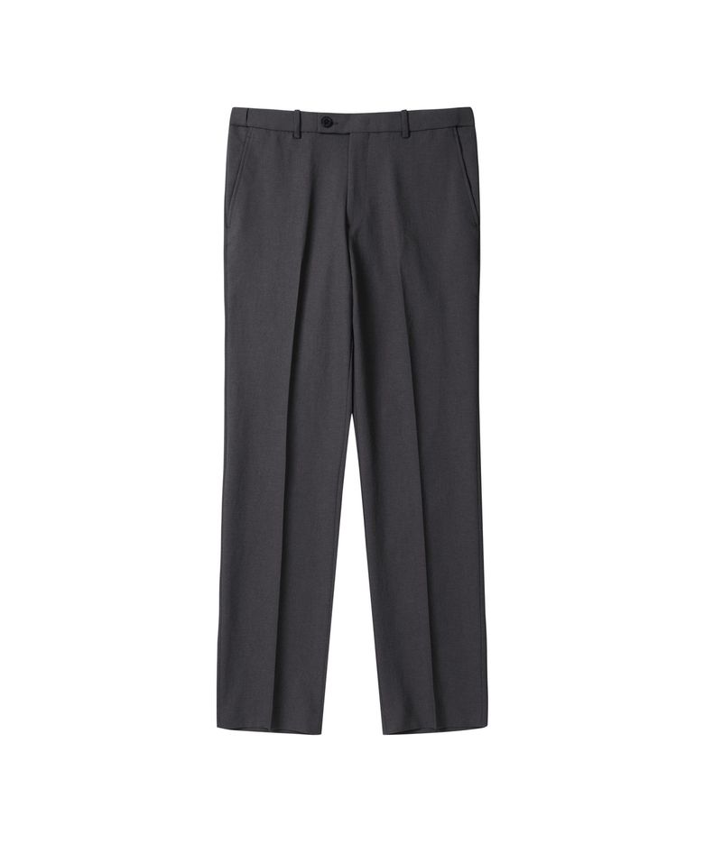 Grey Slim Fit Setup Pants CWPAM25402GYD
