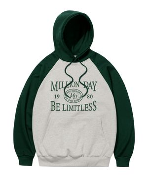 LIMITLESS 레글런 후드티