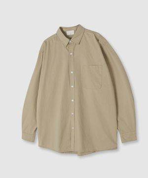 컴포트 워싱 옥스포드 셔츠 (베이지