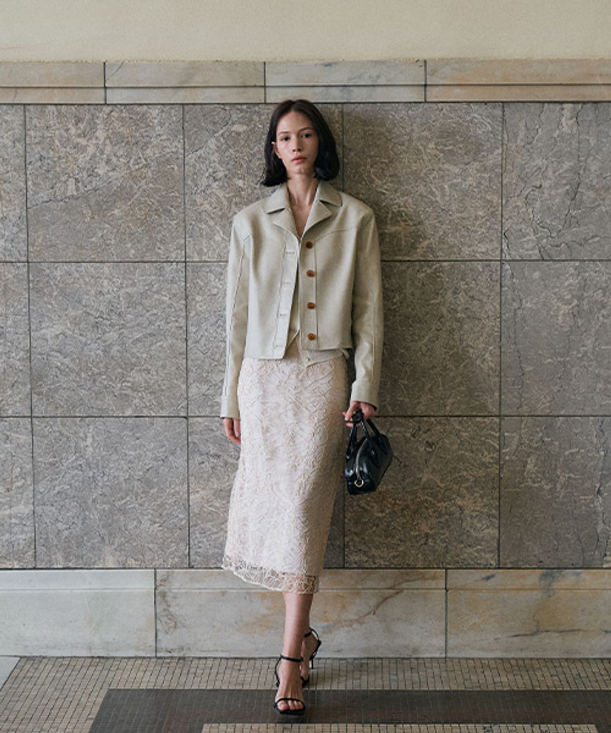 안젤로비안코(ANGELO BIANCO) Tisse Skirt