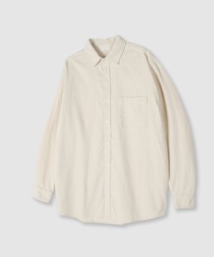 컴포트 워싱 옥스포드 셔츠 (크림