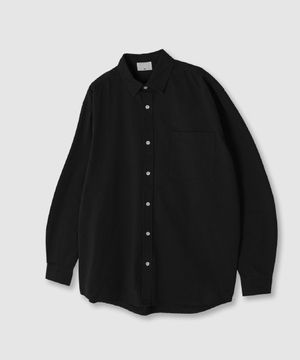 컴포트 워싱 옥스포드 셔츠 (블랙