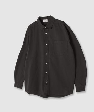 컴포트 워싱 옥스포드 셔츠 (다크그레이