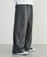 컴피 인버티드 플리츠 스웻 팬츠 [DARK GRAY]