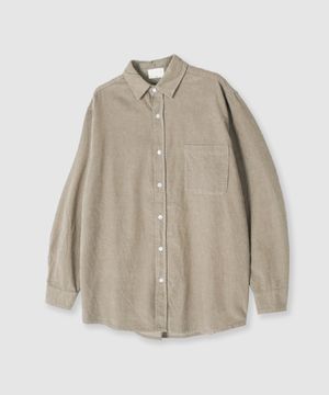 컴포트 코듀로이 셔츠 (베이지