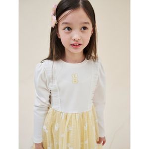 [러블리 빙키 걸즈] 빙키 프릴 샤 원피스  아이보리 (BI5271G020)