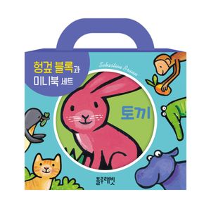 헝겊 블록과 미니북 세트