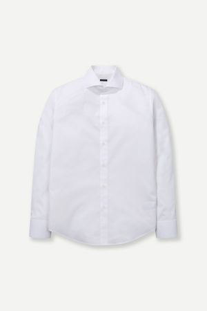 와이드 카라 베이직 드레스셔츠 화이트 BNESBA600WH