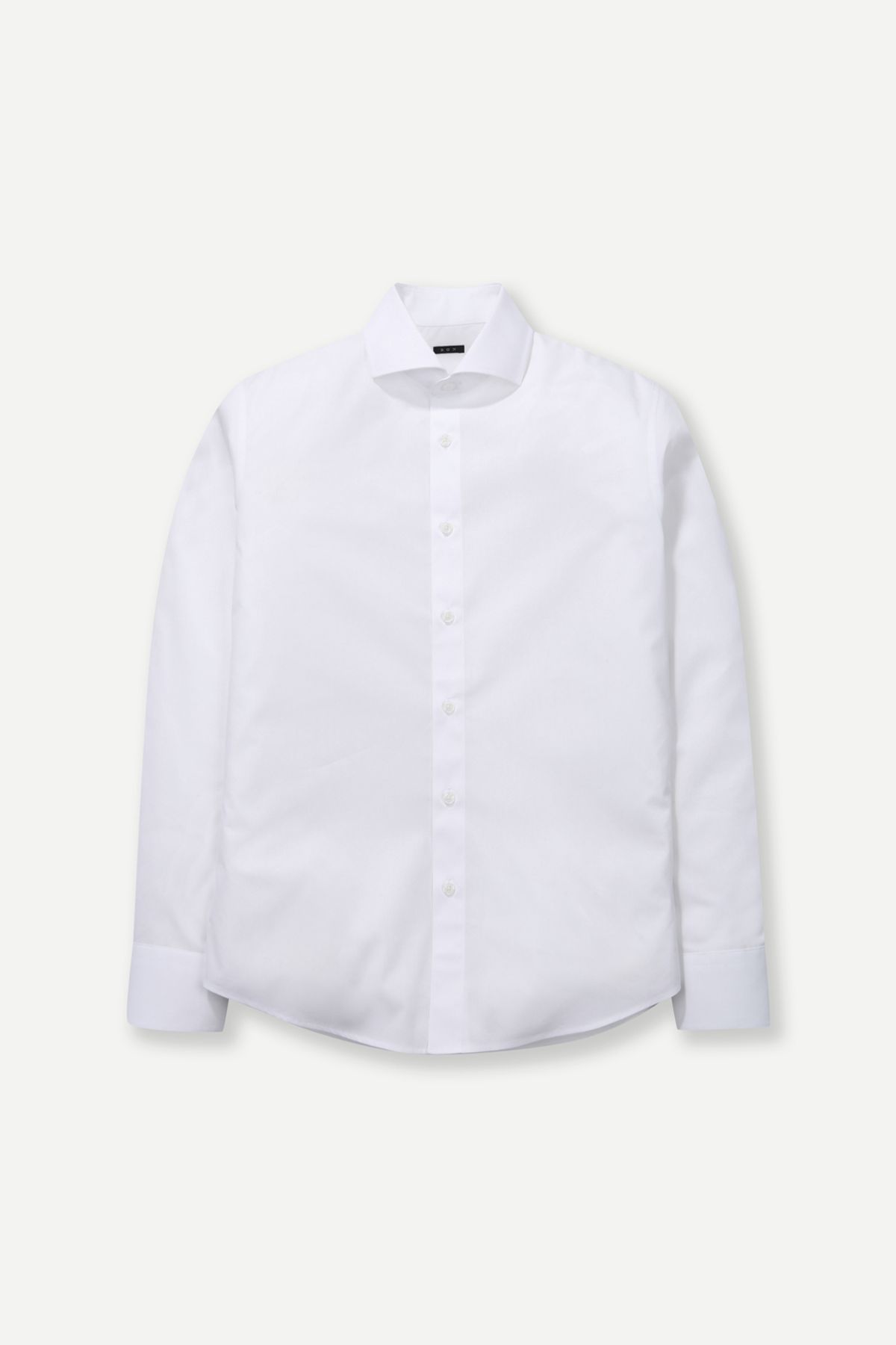 본(BON) 와이드 카라 베이직 드레스셔츠 화이트 BNESBA602WH