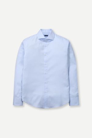실키 트윌 드레스셔츠 블루 BNESBA607BL