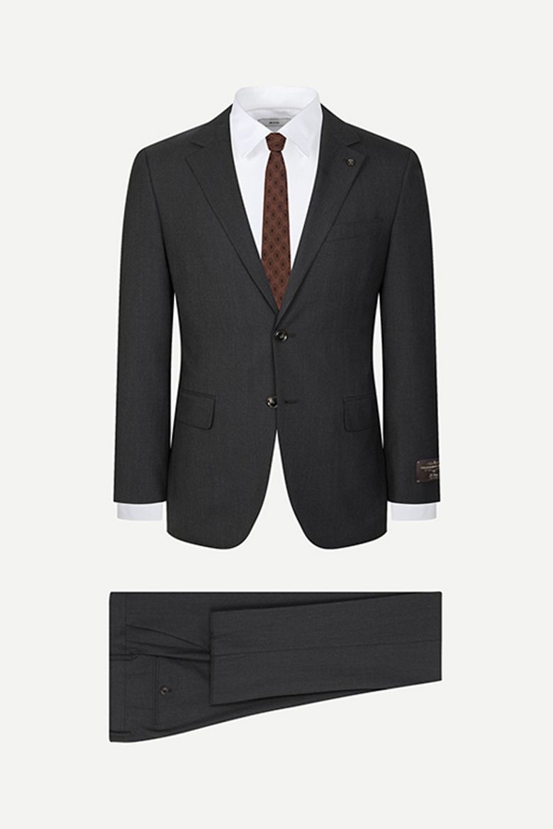 [Perfect Suit] CANONICO 울 솔리드 수트 그레이 BNESJA003GY_BNESPA103GY