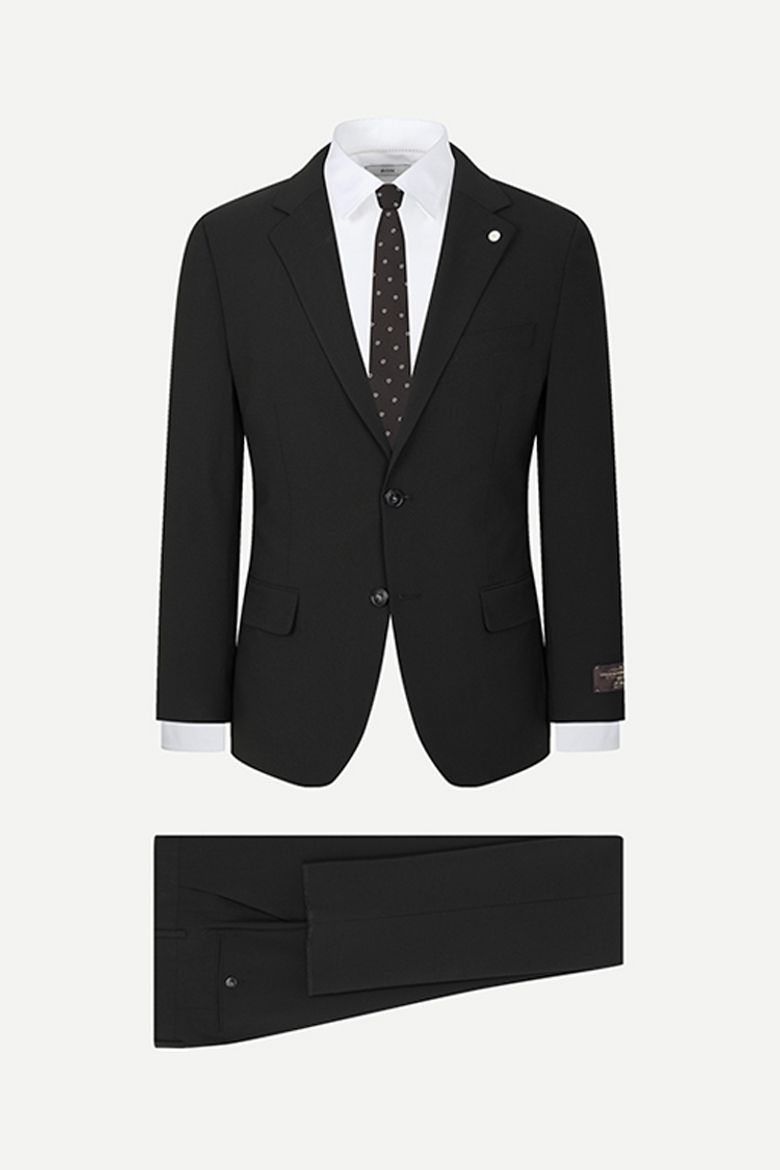 [Perfect Suit] CANONICO 울 솔리드 수트 블랙 BNESJA002BK_BNESPA102BK