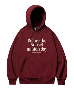 선셋 특양면 후드티