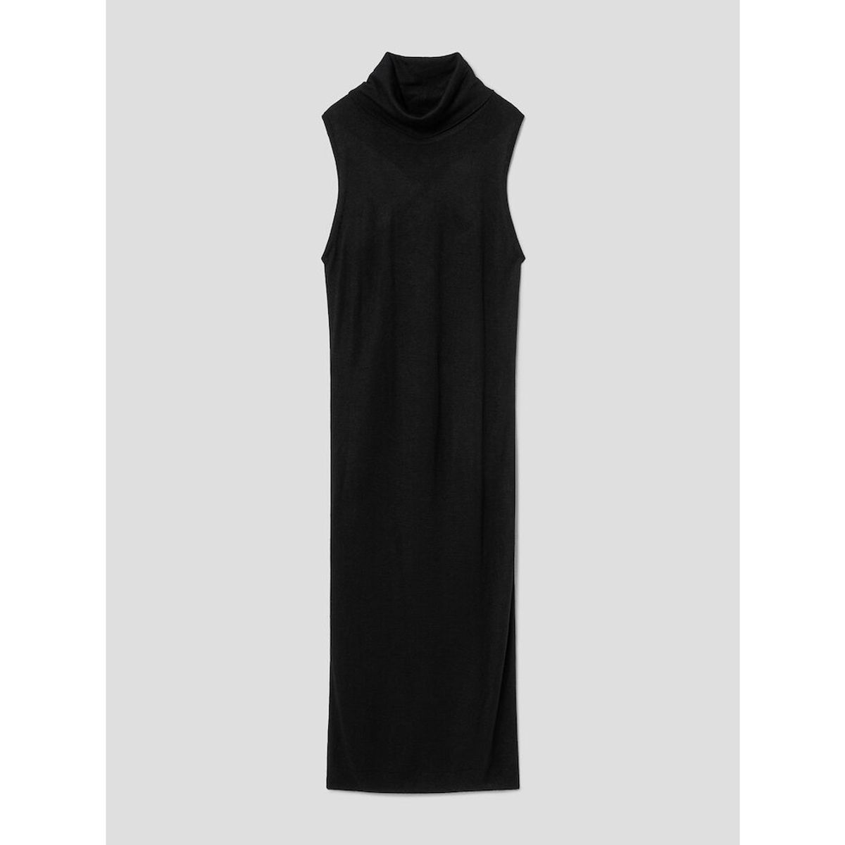 앙개(ANGGAE) Twisted Back Knit Dress  Black