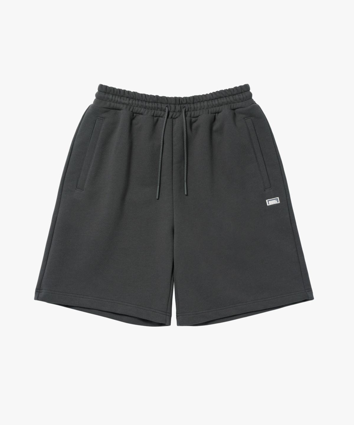골스튜디오(GOALSTUDIO) ESSENTIAL BOX LOGO SHORTS-CHARCOAL
