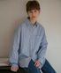 A3514 멀티 스트라이프 셔츠_Cloudy blue