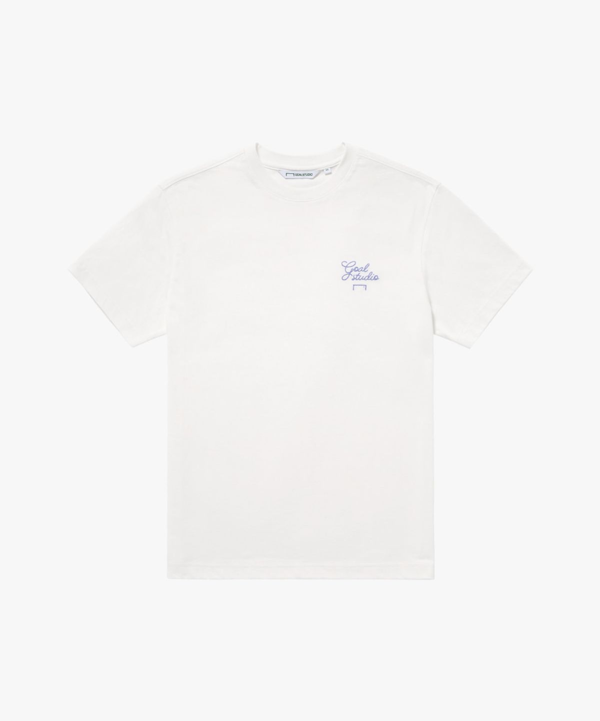 골스튜디오(GOALSTUDIO) ESSENTIAL SCRIPT TEE-OFF WHITE