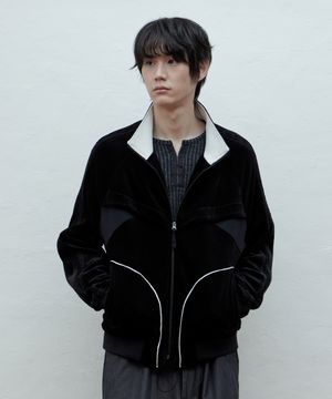 이클립스 벨루어 레이스 라이닝 트랙 자켓