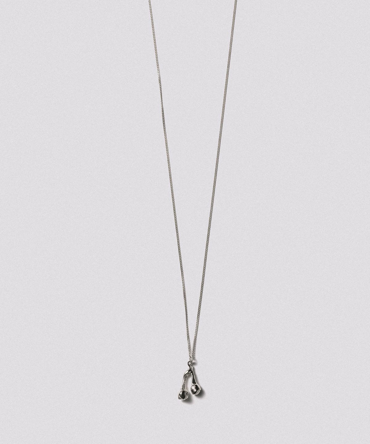 휴스타드(HUSTAD) 237 Flower ball Necklace _ 925 실버 플라워 볼 네크리스