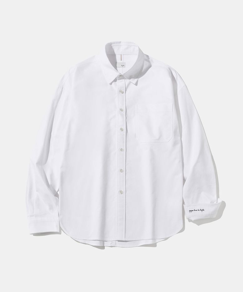 Semi Over fit Essential Oxford Normal Shirt S175-1