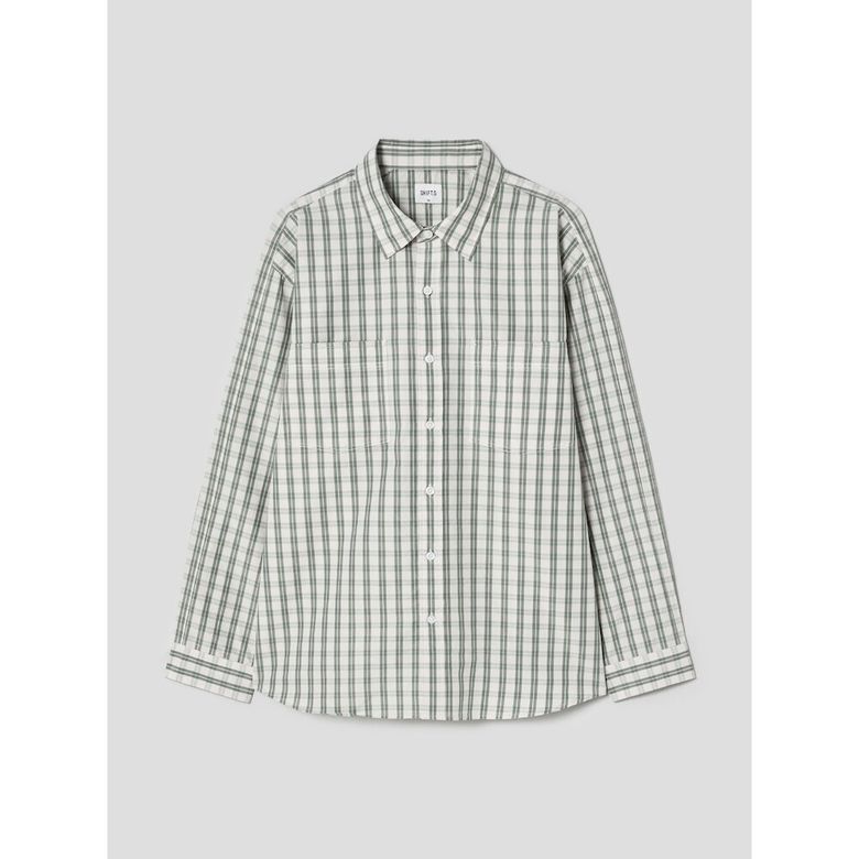 Check Cloud Shirts  Green