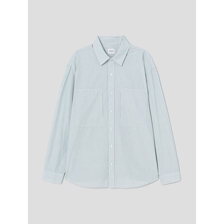 Stripe Cloud Shirts  Green