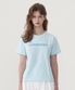 우먼 쿨 코튼 쿠퍼로고 티셔츠 Sky Blue