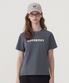 우먼 쿨 코튼 쿠퍼로고 티셔츠 Charcoal