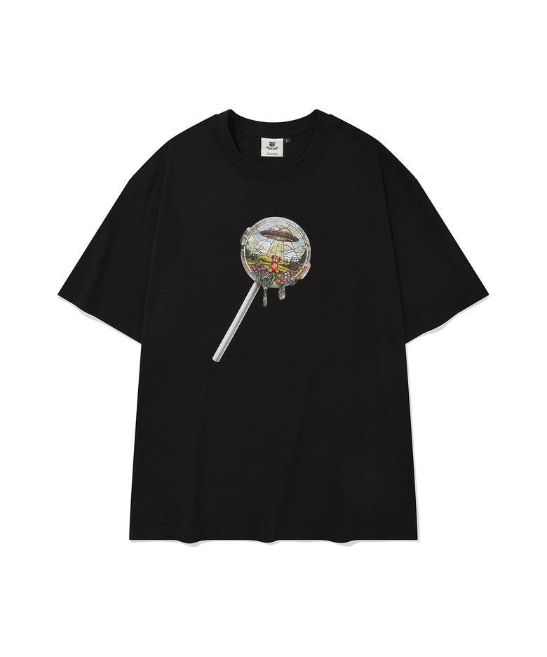 PEACEFUL KIDNAP CANDY T-SHIRT(BLACK)