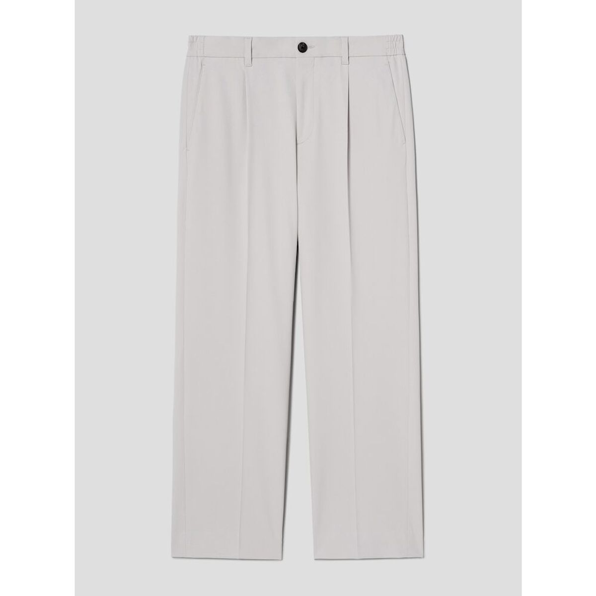 시프트지(SHIFT.G) Ordinary Semi Wide Slacks  Ivory