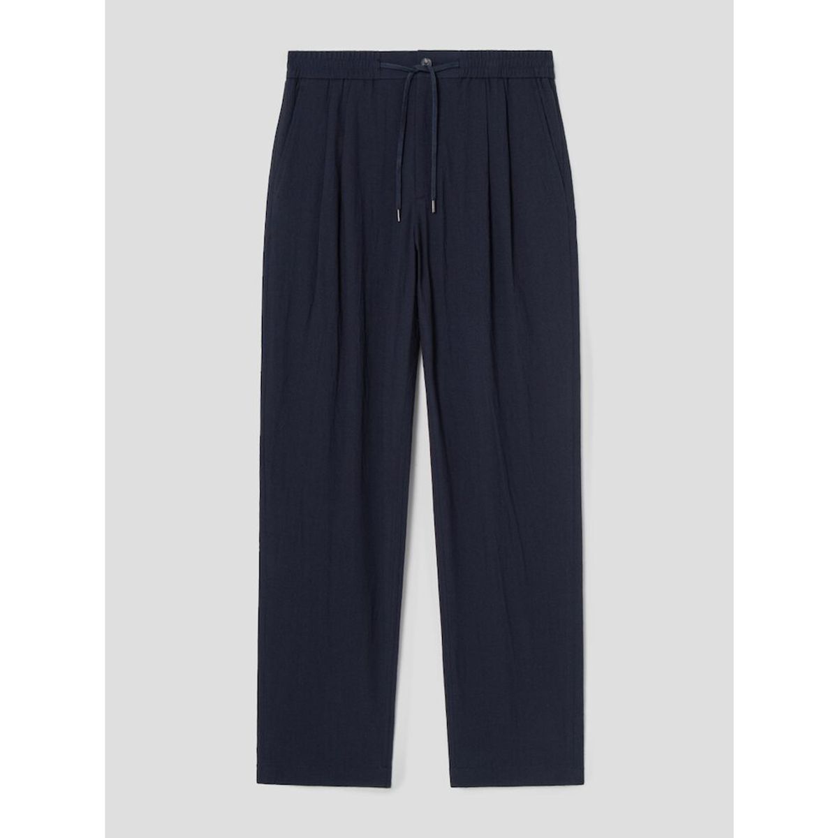 시프트지(SHIFT.G) Officer Pleats Wool Slacks (SetUp)  Navy