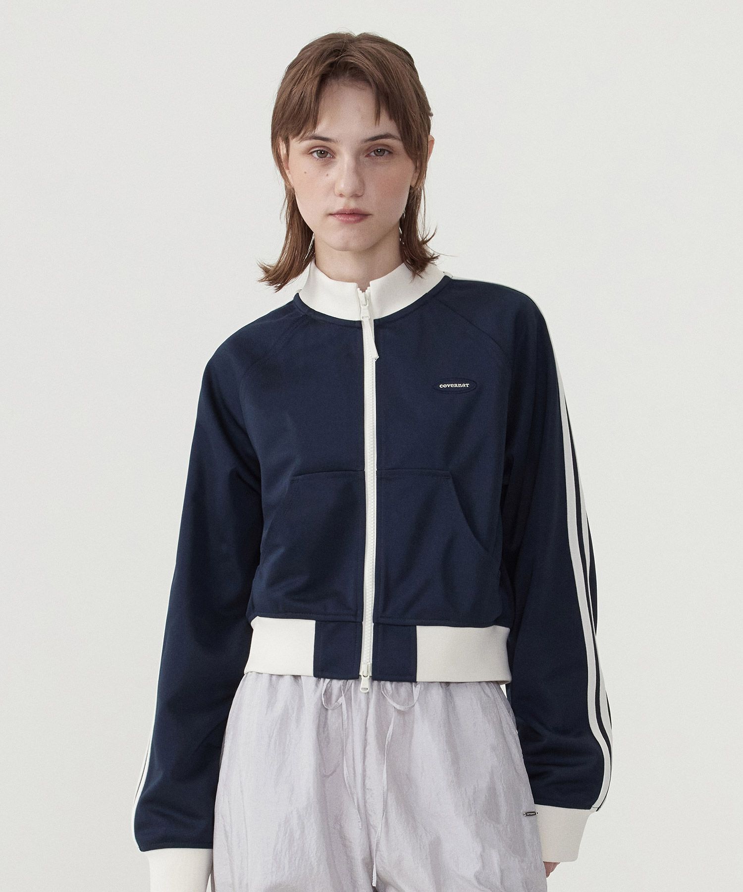 COVERNAT ♥ Women's Jersey Track Jacket/追跡付 MUSINSA公式 | COVERNAT WOMAN Women's Jersey Track Jacket Navy