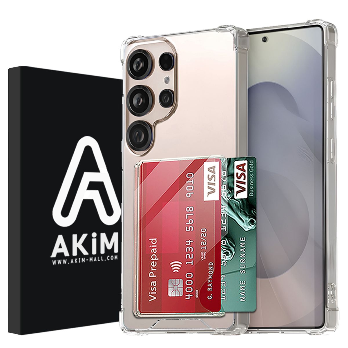 아킴(AKIM) 갤럭시S25 울트라 카드슬롯 플러스 투명케이스