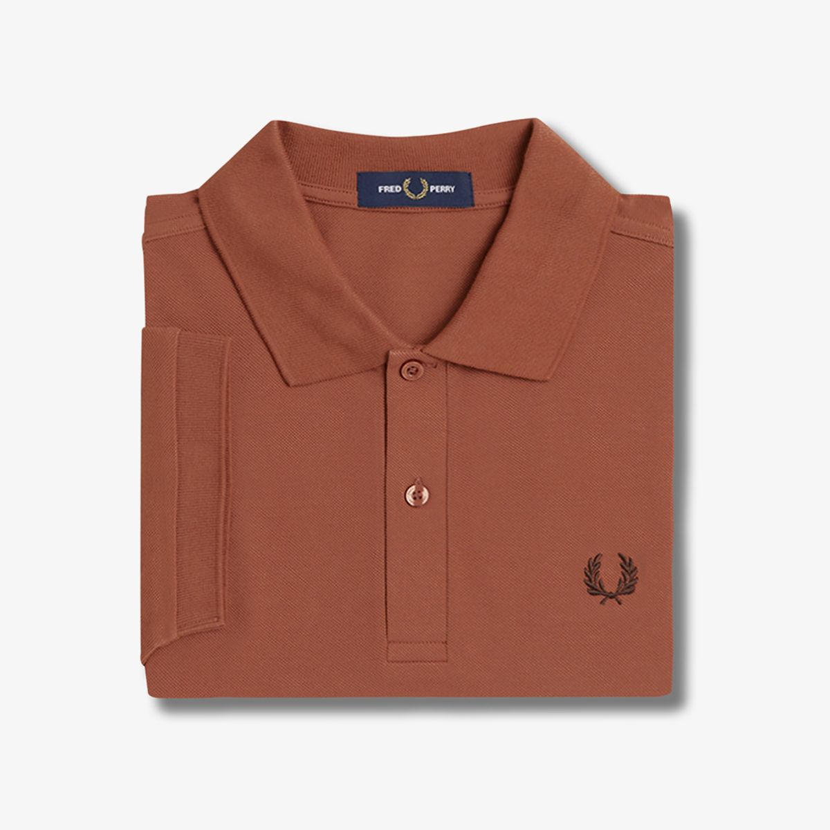 프레드페리(FRED PERRY) [M6000] 플레인 프레드페리 셔츠 - 시나몬/로드브릭 AFPM2516000-Y52