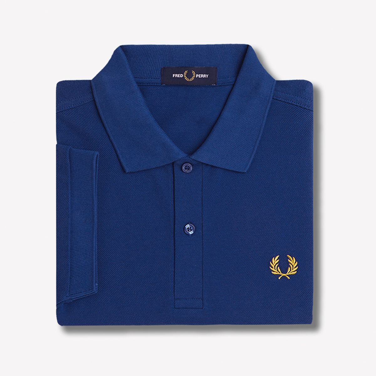 프레드페리(FRED PERRY) [M6000] 플레인 프레드페리 셔츠 - 쉐이디드코발트/허니콤 AFPM2516000-Y47