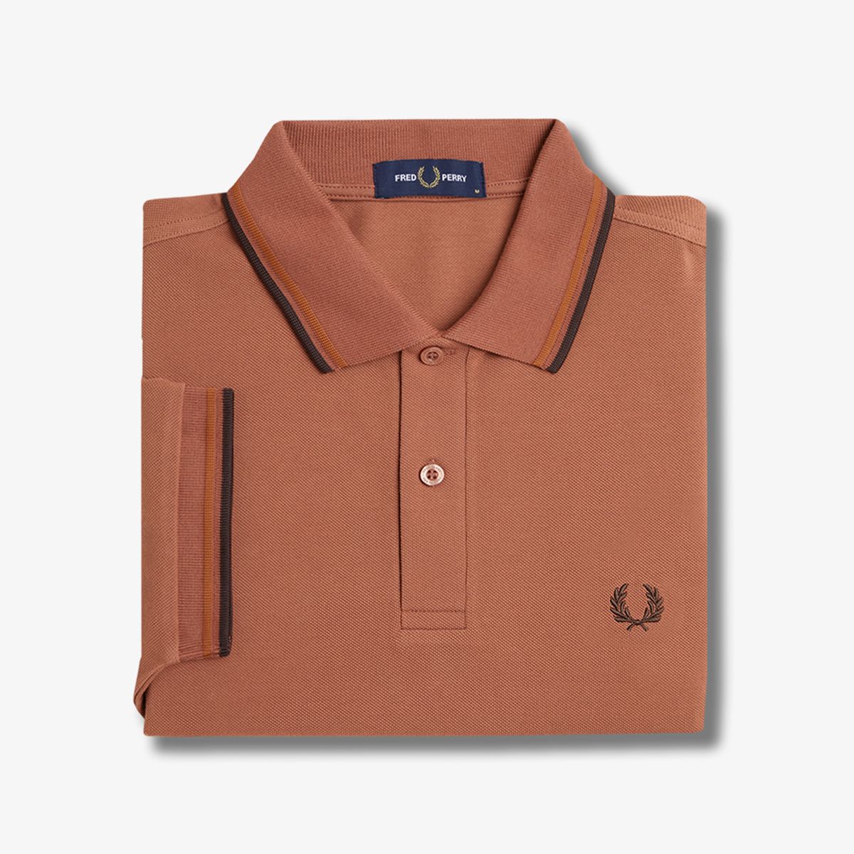 프레드페리(FRED PERRY) [M3600] 트윈 팁 프레드페리 셔츠  - 시나몬/넛 플레이크/로드브릭 AFPM2513600-Y39