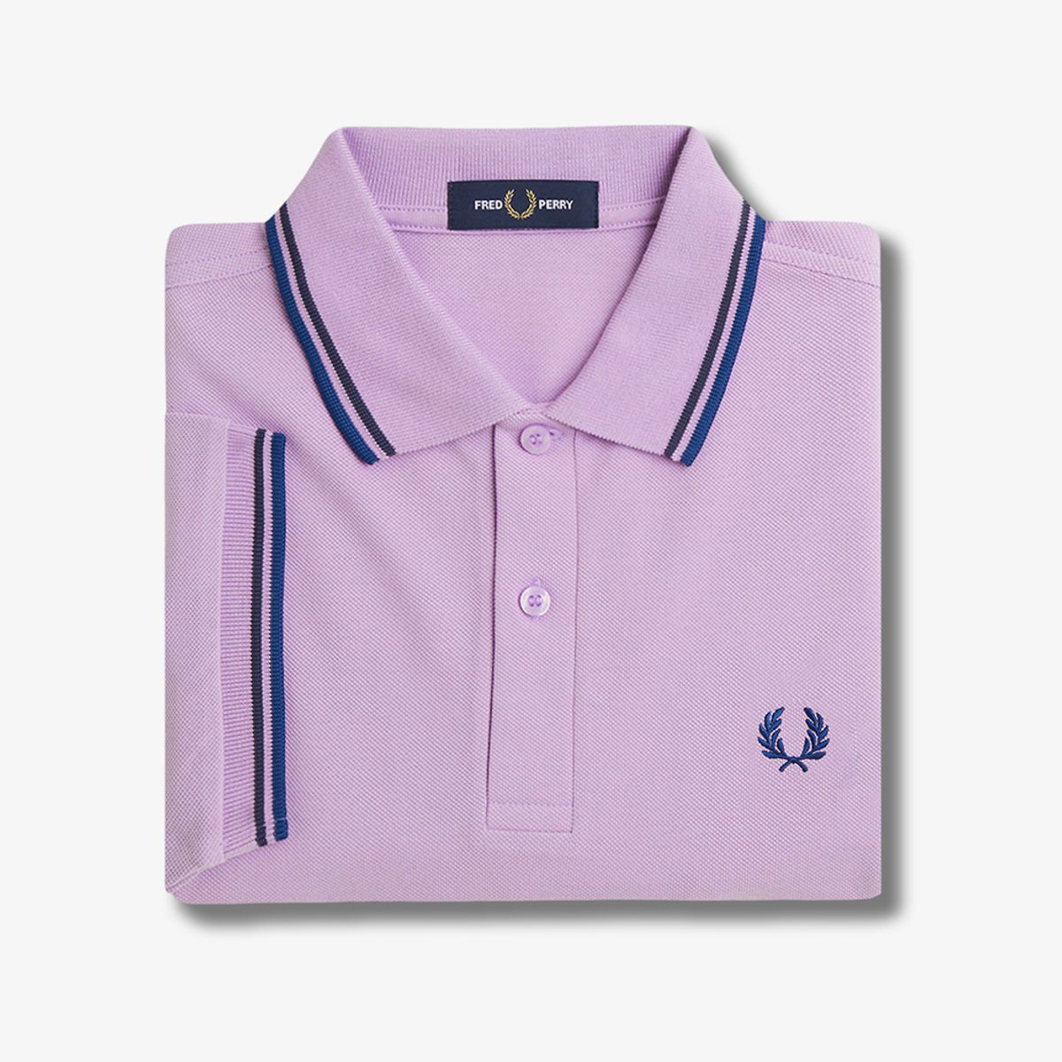 프레드페리(FRED PERRY) [M3600] 트윈 팁 프레드페리 셔츠  - 울트라바이올렛/테니스 블루/쉐이디드코발트 AFPM2513600-Y36