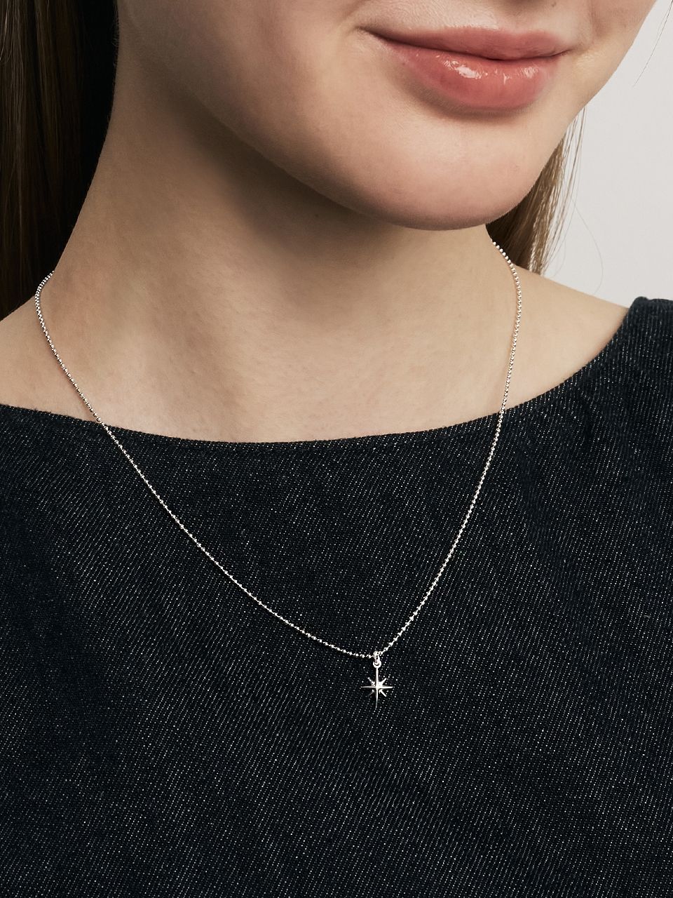 ★Hei★ [sv925] shooting star necklace MUSINSA | HEI [sv925] shooting star necklace