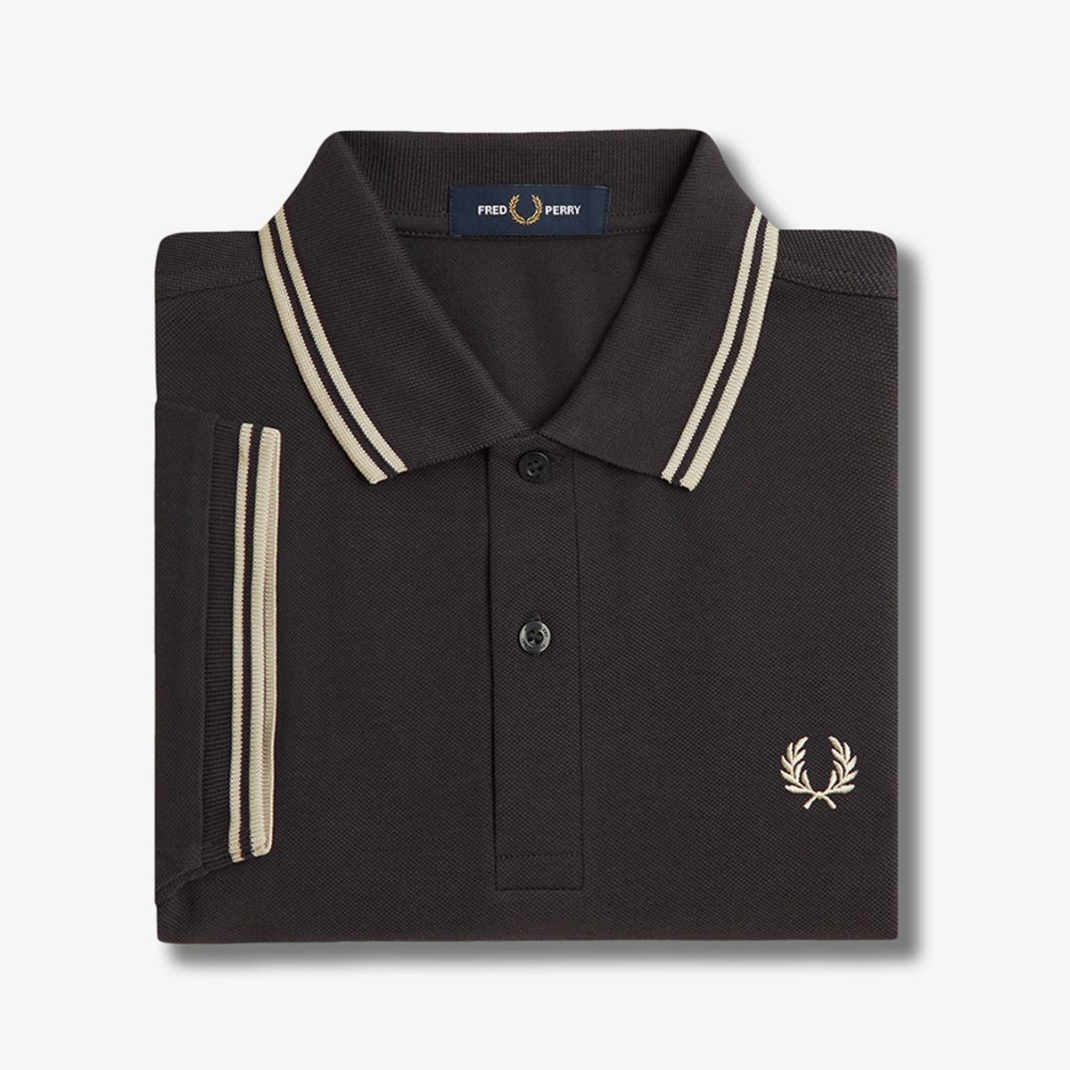 프레드페리(FRED PERRY) [M3600] 트윈 팁 프레드페리 셔츠  - 앵커 그레이/오트밀 AFPM2513600-V56