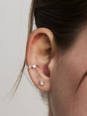 [sv925] star cubic ear-cuff