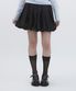 SATIN BALLOON SKIRT [BLACK]
