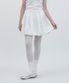 SATIN BALLOON SKIRT [WHITE]