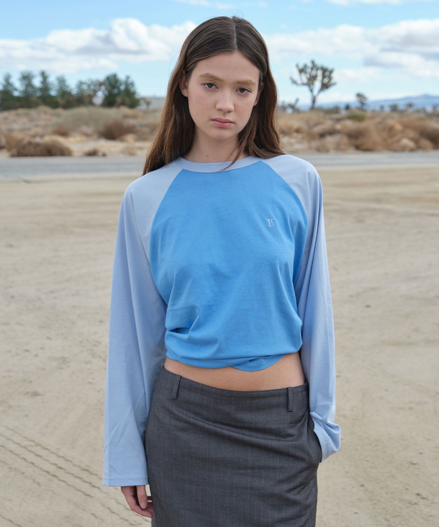 [LOW CLASSIC] Lc RAGLAN T-SHIRT ★大人気★ LOW CLASSIC】男女兼用/送料関税込 ☆ Lc RAGLAN T-SHIRT