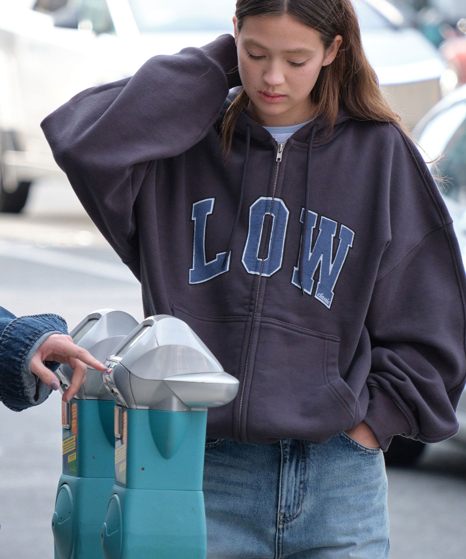 MUSINSA公式 | LOW CLASSIC LOW SOFT SWEAT ZIP-UP